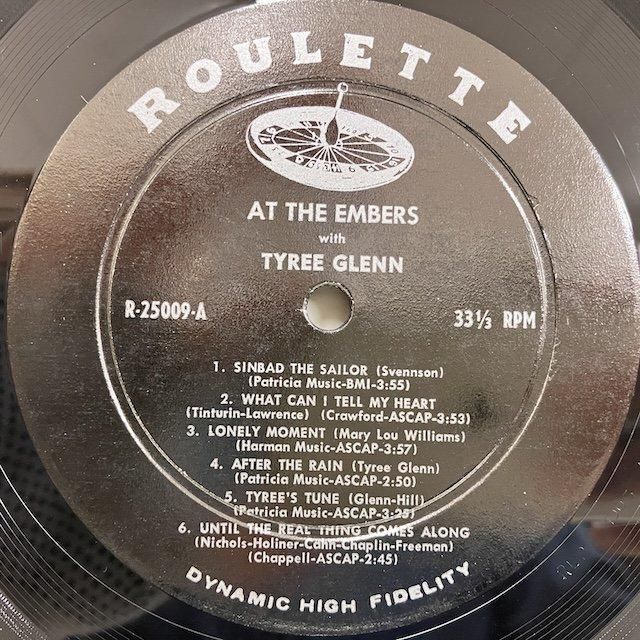 Tyree Glenn / at the Embers r25009 :通販 ジャズ レコード