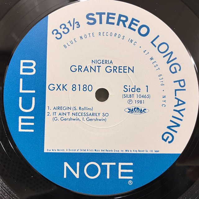 Grant Green / Nigeria Gxk8180 :通販 ジャズ レコード 買取 Bamboo Music