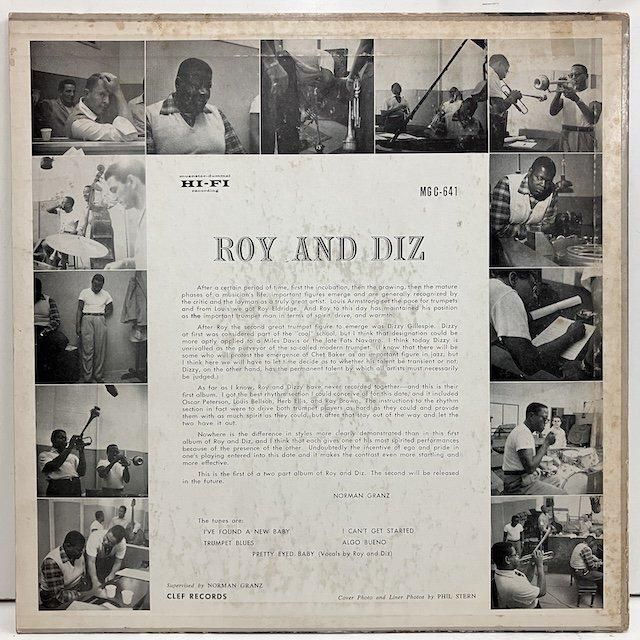 Dizzy Gillespie Roy Eldridge / Roy And Diz MGC-641 :通販 ジャズ レコード 買取 ...