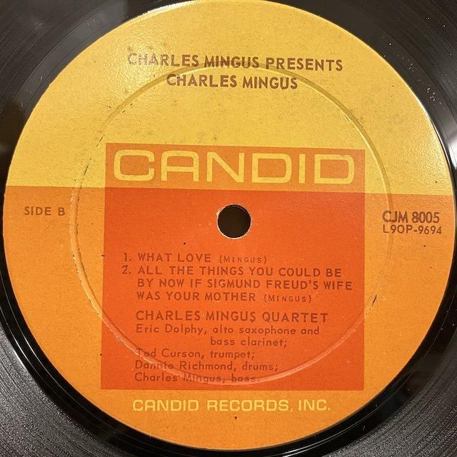 Charles Mingus / Presents Charles Mingus Cjm8005 :通販