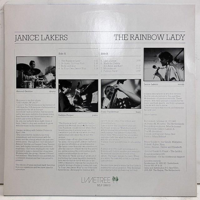 Janice Lakers / The Rainbow Lady mlp198603 :通販 ジャズ