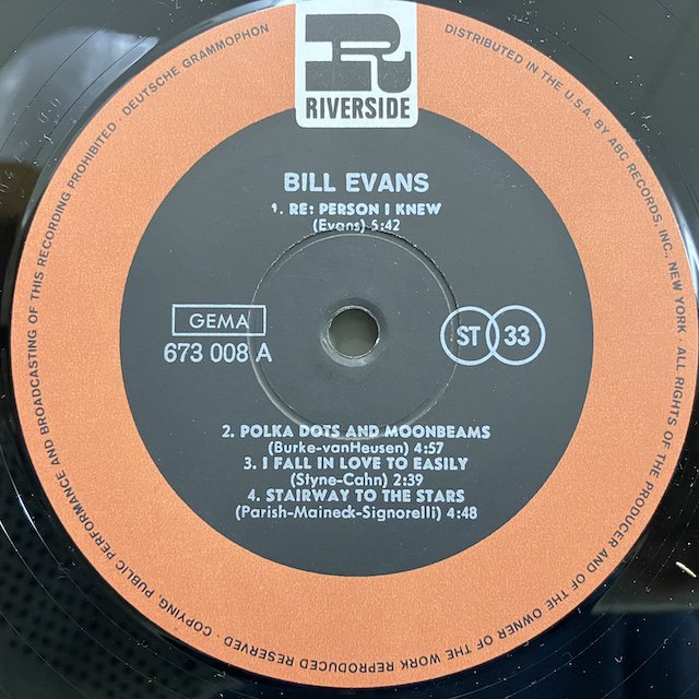 Bill Evans / Moonbeams 673008 :通販 ジャズ レコード 買取 Bamboo Music