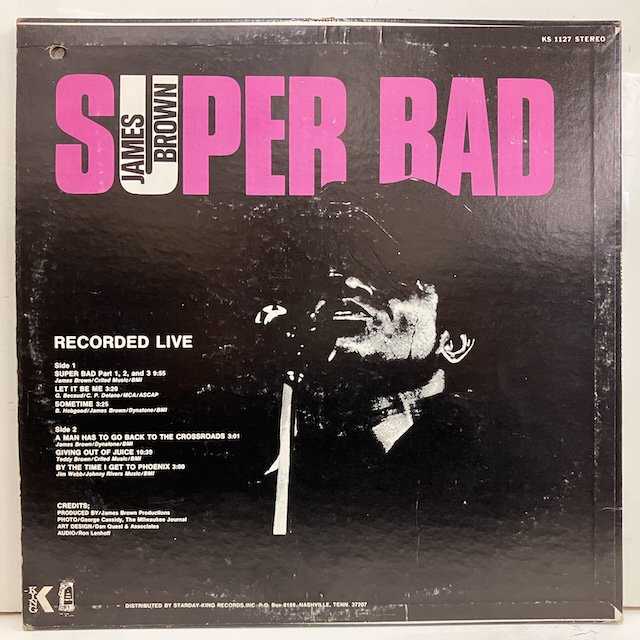 James Brown / Super Bad Ks1127 :通販 ジャズ レコード 買取 Bamboo Music