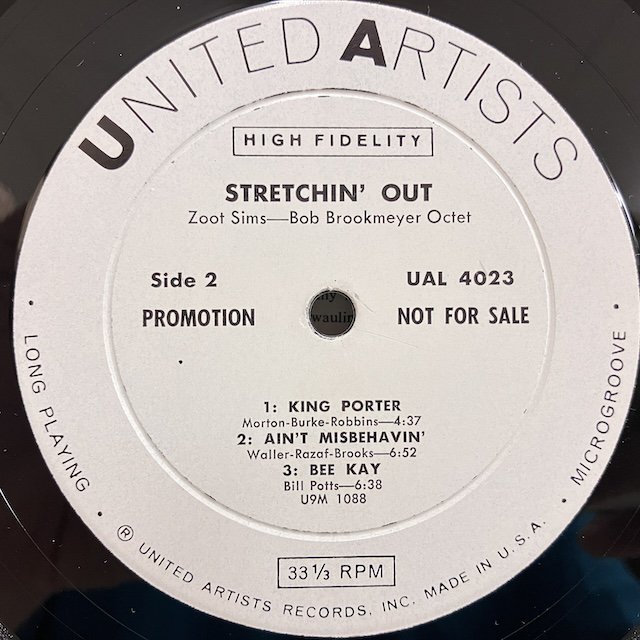 Zoot Sims / Stretching Out Ual4023 :通販 ジャズ レコード 買取 Bamboo Music