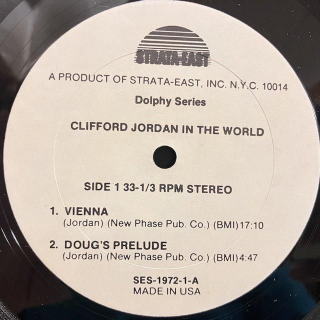 Clifford Jordan / In The World ses1972-1 :通販 ジャズ