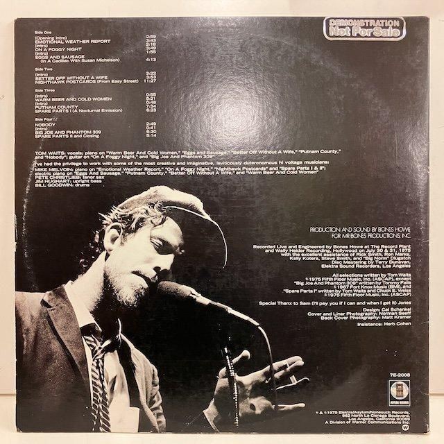 Tom Waits / Nighthawks at the Diner 7e-2008 :通販 ジャズ
