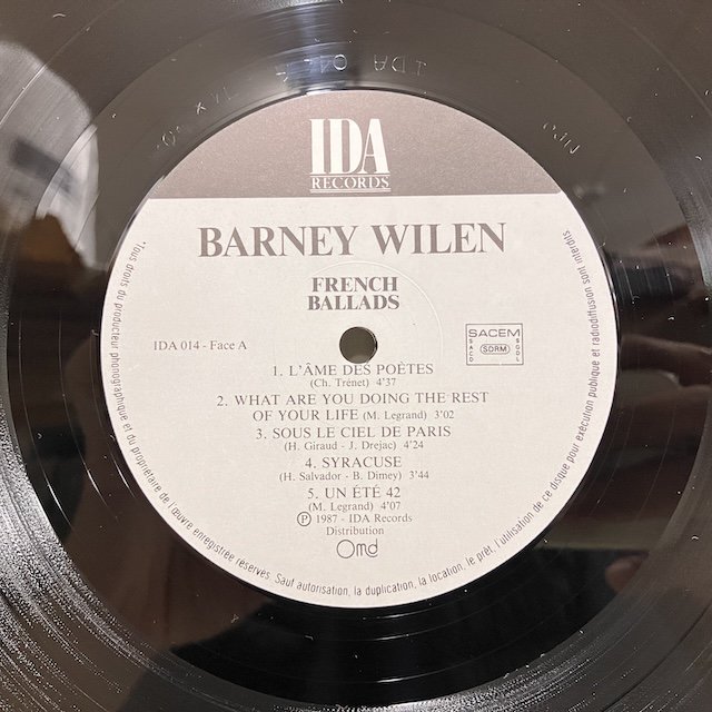 Barney Wilen / French Ballads ida014 :通販 ジャズ レコード 買取 Bamboo Music