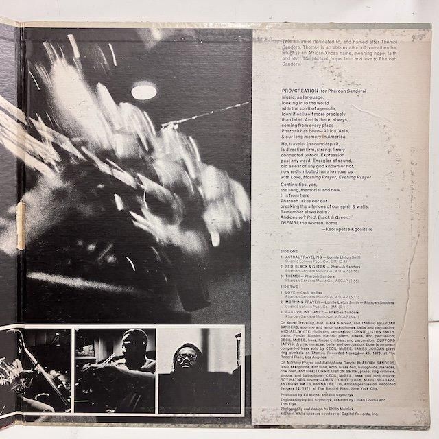 LP レコード PHAROAH SANDERS THEMBI ファラオサンダース Amazon.co.jp: Thembi: ミュージック