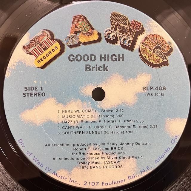 Brick / Good High blp-408 :通販 ジャズ レコード 買取 Bamboo