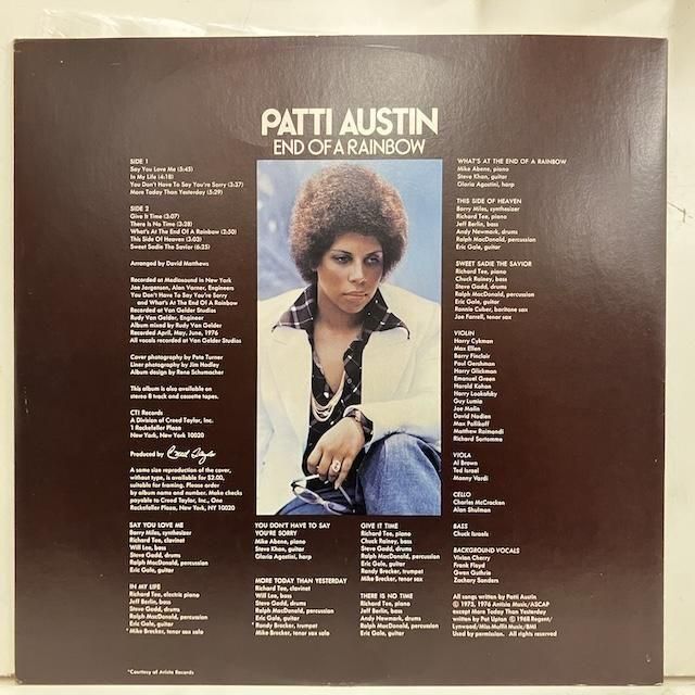 Patti Austin / End of a Rainbow cti5001 :通販 ジャズ