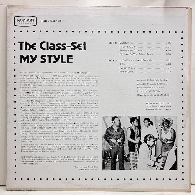 The Class-Set / My Style MALP-675 :通販 ジャズ レコード 買取
