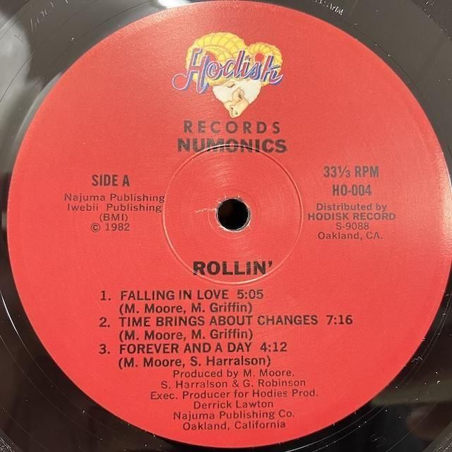 ★NUMONICS / ROLLIN'★ニューモニックス US Org. Numonics / Rollin ho004 :通販 ジャズ レコード 買取 Bamboo Music