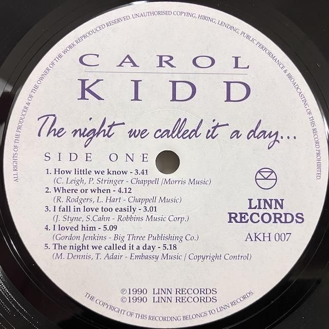 Carol Kidd / the Night We Called It A Day Akh007 :通販