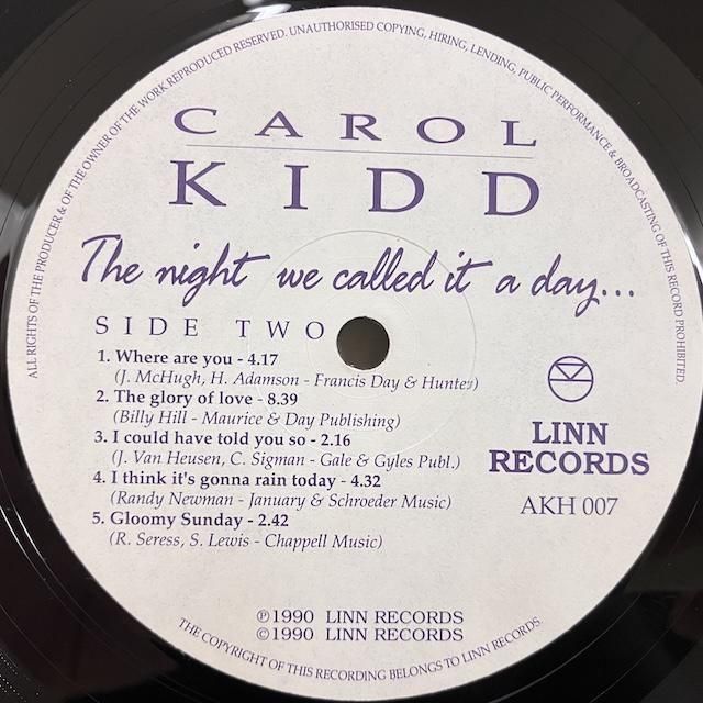 Carol Kidd / the Night We Called It A Day Akh007 :通販