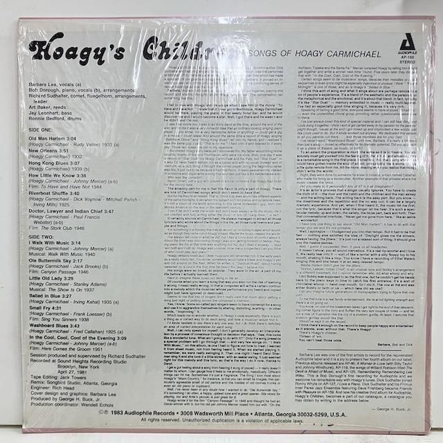 Barbara Lea Bob Dorough / Hoagy's Children Songs Of Hoagy