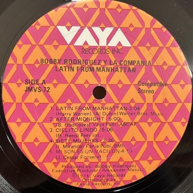 ジャズメイン 洋楽レコード 38枚セット Bobby Rodriguez / Latin From Manhattan Jmvs72 :通販 ジャズ