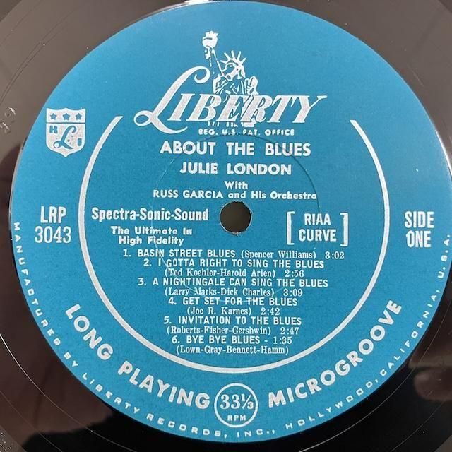 Julie London / About the Blues lst7012 :通販 ジャズ レコード