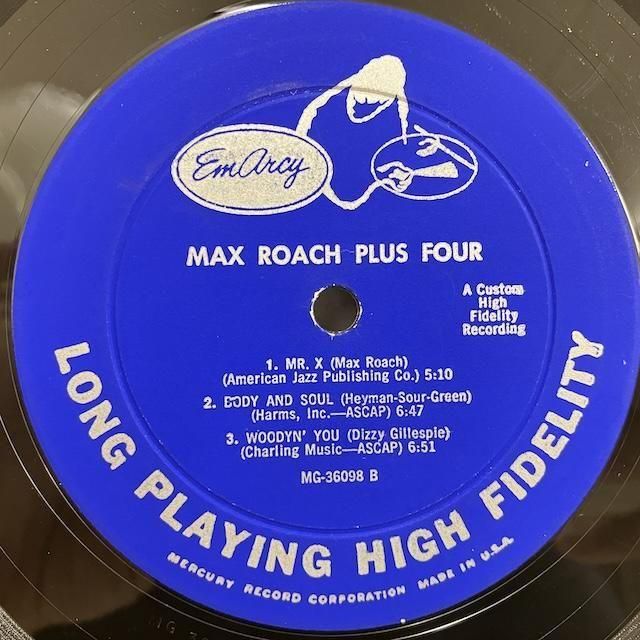 Max Roach / +4 mg36098 :通販 ジャズ レコード 買取 Bamboo Music