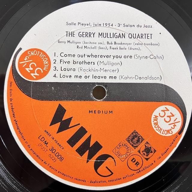 Gerry Mulligan Quartet / 3e Salon du Jazz Paris 1954 a