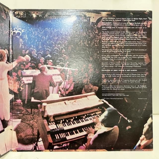 Aretha Franklin live Fillmore USオリジナルプレス アレサ・フランクリン - Aretha Live at Fillmore West (Deluxe