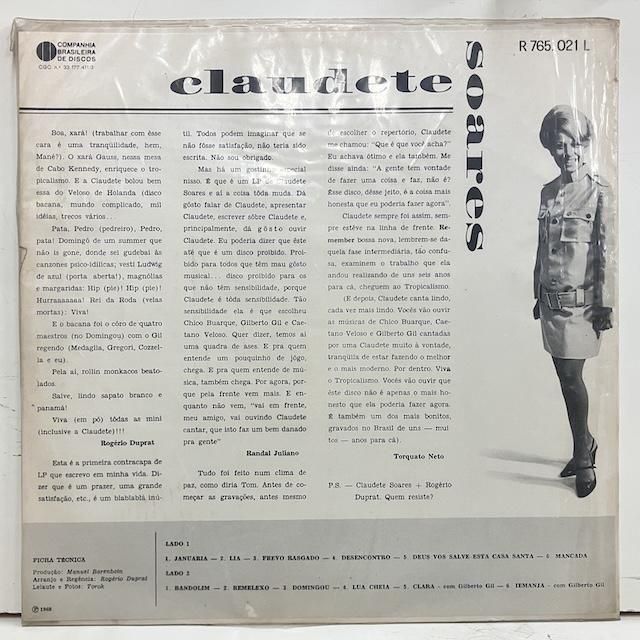 Claudete Soares / Gil-Chico-Veloso Por Claudette Soares R765