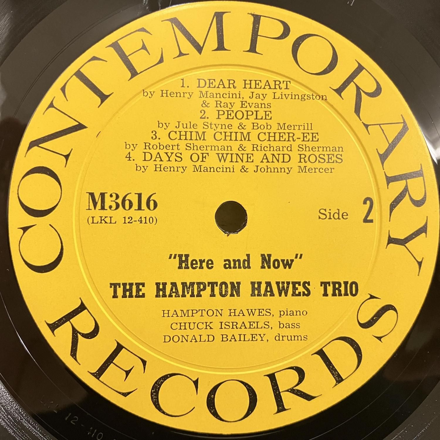 Hampton Hawes / Here and Now m3616 :通販 ジャズ レコード