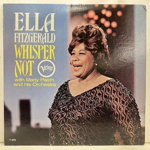 ELLA FITZGERALD　WHISPER NOT　12㌅レコード Ella Fitzgerald / Whisper Not V6-4071 :通販 ジャズ レコード