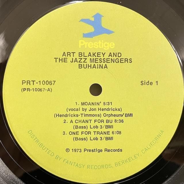 Art Blakey & The Jazz Messengers / Buhaina Prt10067 :通販