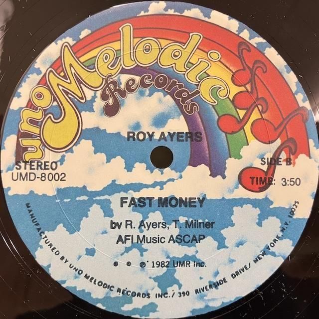 Roy Ayers / Fast Money Umd8002 :通販 ジャズ レコード 買取 Bamboo Music
