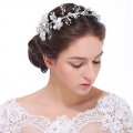 お花デザインのカチューシャ　ウェディング　ヘッドドレス　結婚式　花嫁　二次会　アクセサリー　ＭＳ28014　