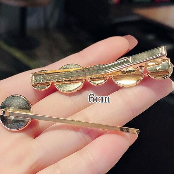 ビジューヘアピン2点セット ヘアアクセサリー 髪どめ*pin201