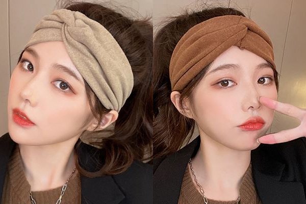 【65200】痛くなりにくいヘアバンド 普段使い ヘアアレンジ ヘアーバンド ヘッドバンド ヘアターバン 洗顔用