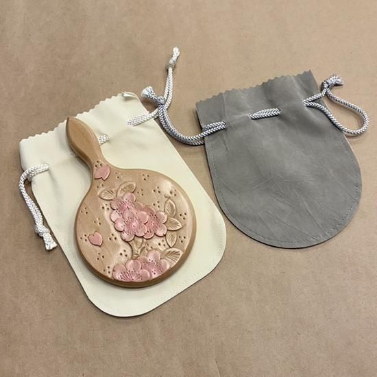 ハンドミラー（S・彩色）ー手鏡・小 - SHIBAZAKI（軽井沢彫シバザキ