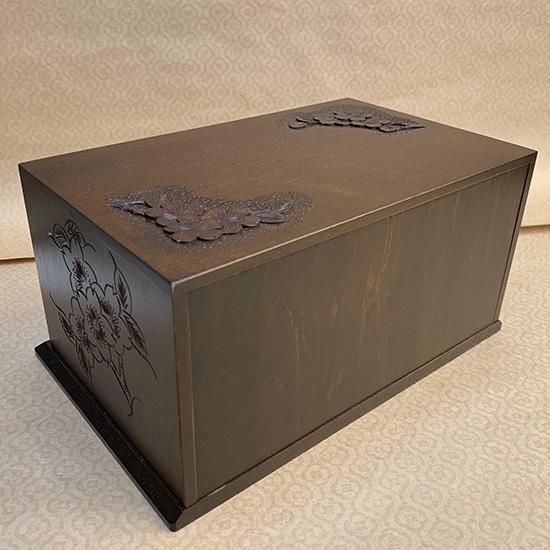 軽井沢彫り　書類箱 軽井沢彫り 書類箱