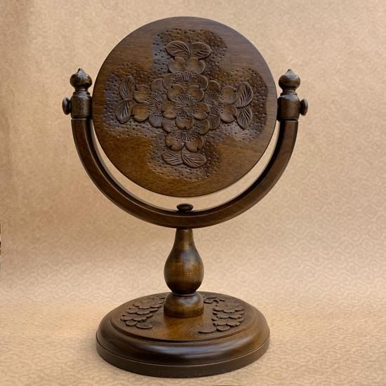 回転式スタンドミラーB（小） - SHIBAZAKI（軽井沢彫シバザキ）Online