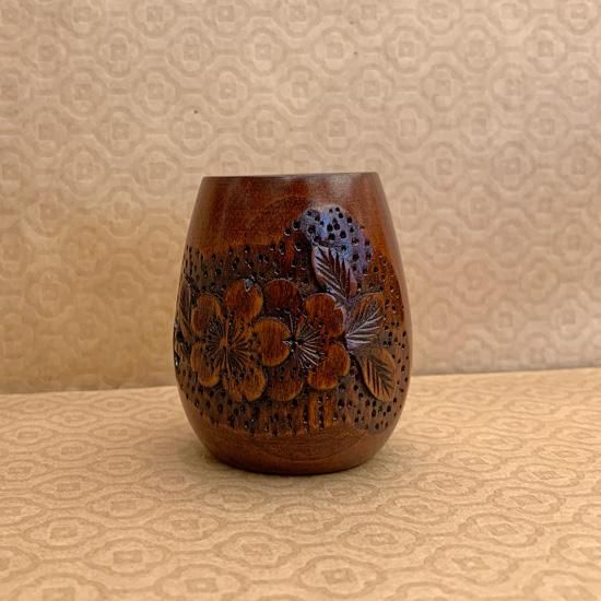 軽井沢彫の花瓶台 自然木花台 - SHIBAZAKI（軽井沢彫シバザキ）Online Store/家具