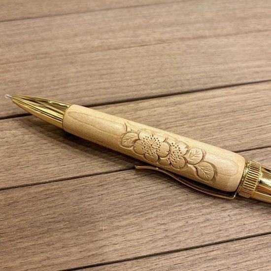 軽井沢彫ボールペン（メイプル材・Maple） - SHIBAZAKI（軽井沢彫