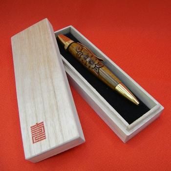 さくらのペンケース（軽井沢彫S） - SHIBAZAKI（軽井沢彫