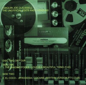 [試聴盤] Joaquin Joe Claussell presents - The Unofficial Edits & Overdubs Special Limited 7inch Vinyl