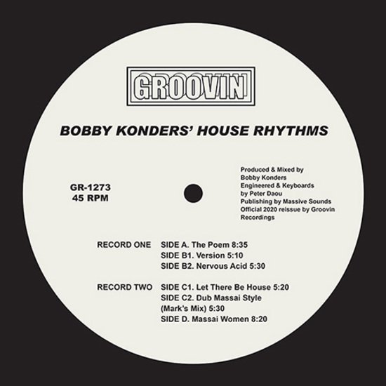 BOBBY KONDERS Nervous Acid 12 NEW VINYL Nu Groove repress acid