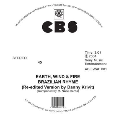 Earth, Wind & Fire - Brazilian Rhyme / Runnin' (Re-Edited by Danny