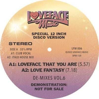 Loveface - De Mixes Vol 6 - Lighthouse Records Webstore