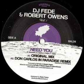 DJ Fede & Robert Owens - Need You