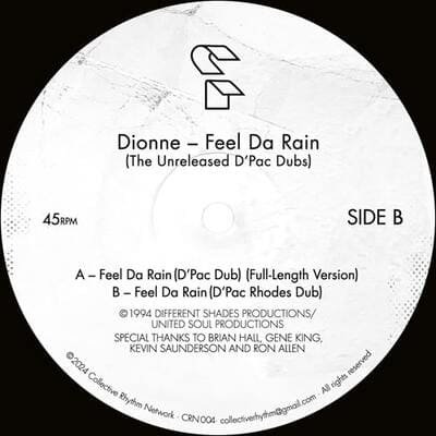 Dionne - Feel Da Rain (D’Pac Dubs) - Lighthouse Records Webstore