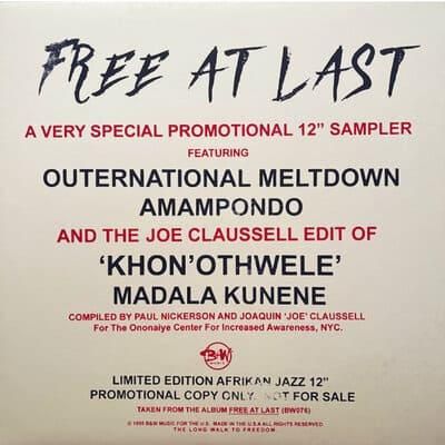 洋楽 FREE AT LAST 12\