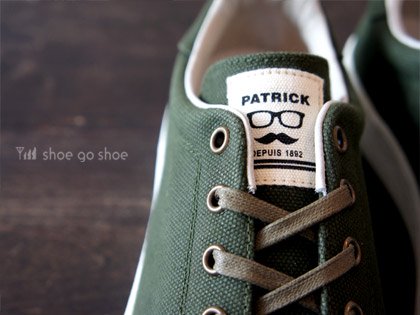 PATRICK（パトリック）】 ○ PUNCH-CV (パンチ-キャンバス）/ OD （オリーブ) 529118 - shoe go shoe -