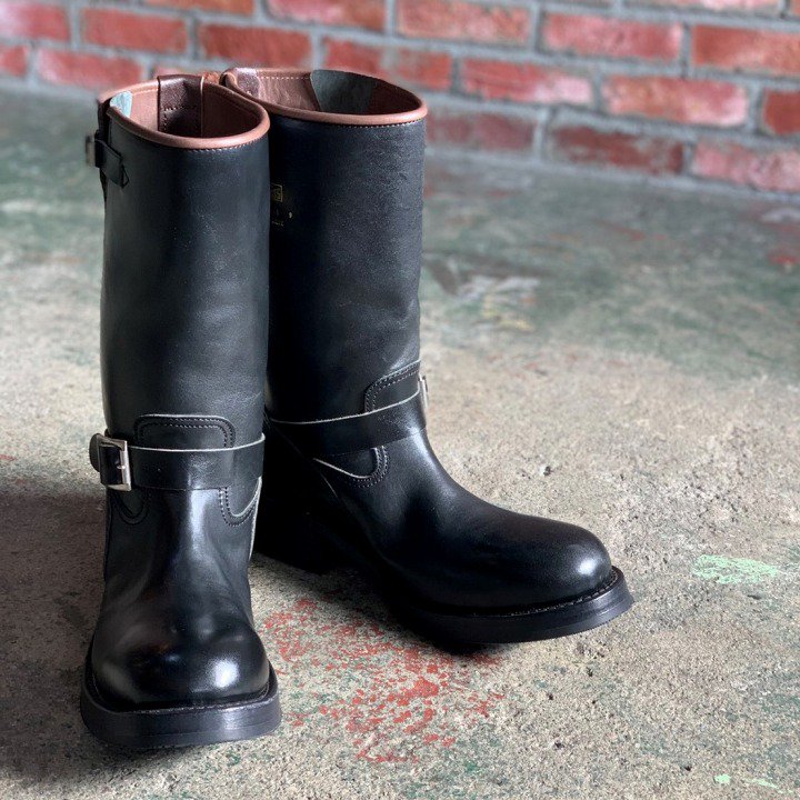 HORSEHIDE ENGINEER BOOTS ADDICTCLOTHES,ADDICT BOOTS,