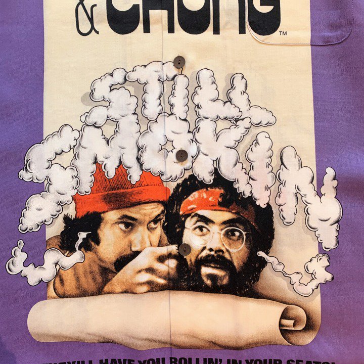 Still Smokin' 半袖ハワイアンシャツ Cheech & Chong-WACKO  MARIA(ワコマリア)のことなら富山県砺波市のSwanDiveです。