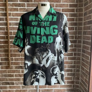 <img class='new_mark_img1' src='https://img.shop-pro.jp/img/new/icons11.gif' style='border:none;display:inline;margin:0px;padding:0px;width:auto;' />NIGHT OF THE LIVING DEAD / HAWAIIAN SHIRT-GREEN