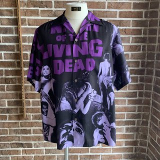<img class='new_mark_img1' src='https://img.shop-pro.jp/img/new/icons11.gif' style='border:none;display:inline;margin:0px;padding:0px;width:auto;' />NIGHT OF THE LIVING DEAD / HAWAIIAN SHIRT-PURPLE